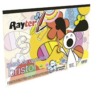 BLOCK DE CARTULINA BRISTOL (180GRS, 10 HOJAS)