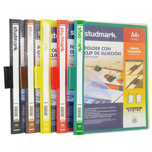 FOLDER STUDMARK (CARTA, CON CLIP DE SUJECION)