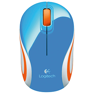 MOUSE LOGITECH MINI (COLOR AZUL)