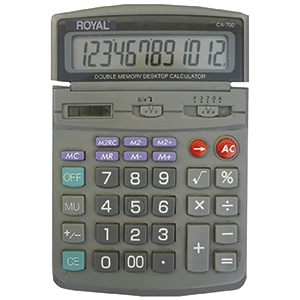 CALCULADORA ROYAL CONSUMER CA-700 C00047 CALCULADORA ROYAL CONSUMER CA-700 C00047