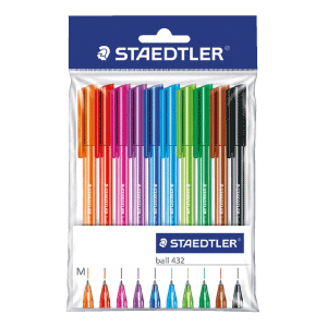 BOLIGRAFO STAEDTLER BALL 432 (MEDIANO, 10 COLORES) BOLIGRAFO STAEDTLER BALL 432 (MEDIANO, 10 COLORES)