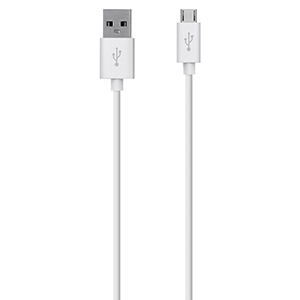 CABLE BELKIN (MICRO A USB, 4 PULGADAS, BLANCO)