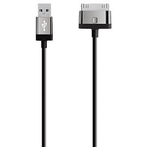CABLE 30 PIN A USB 4P NEGRO CABLE 30 PIN A USB 4P NEGRO