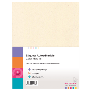 ETIQUETA POCHTECA (ADHESIVA, CARTA, NATURAL) ETIQUETA POCHTECA (ADHESIVA, CARTA, NATURAL)