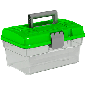 CAJA (HANDBOX CHICA, 4 LTS, TAPA COLOR VERDE) CAJA (HANDBOX CHICA, 4 LTS, TAPA COLOR VERDE)