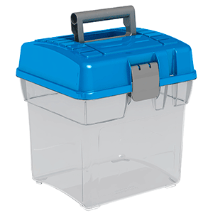 CAJA (HANDBOX CHICA, 9 LTS, TAPA COLOR AZUL) CAJA (HANDBOX CHICA, 9 LTS, TAPA COLOR AZUL)