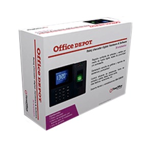 RELOJ CHECADOR OFFICE DEPOT (30 EMPLEADOS)