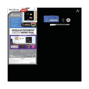 PIZARRON ALFRA NEGRO DUAL (ELEGANCE, 54X54 CMS) PIZARRON ALFRA NEGRO DUAL (ELEGANCE, 54X54 CMS)