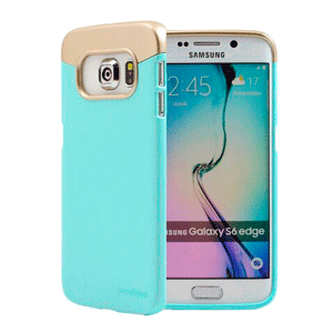 ESTUCHE PRODIGEE GALAXY S6 EDGE AQUA/GOLD