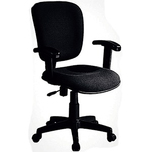 SILLA EJECUTIVA MOBELT (BRAZOS AJUSTABLES, NEGRO)
