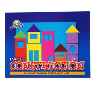 BLOCK DE PAPEL CONSTRUCCIÓN (TAMAÑO CARTA) BLOCK DE PAPEL CONSTRUCCIÓN (TAMAÑO CARTA)