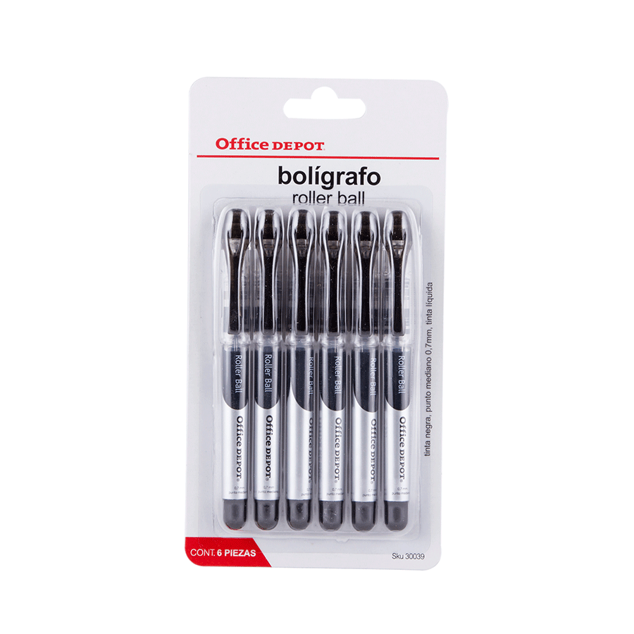 PAQUETE CON 6 ROLLER BALL