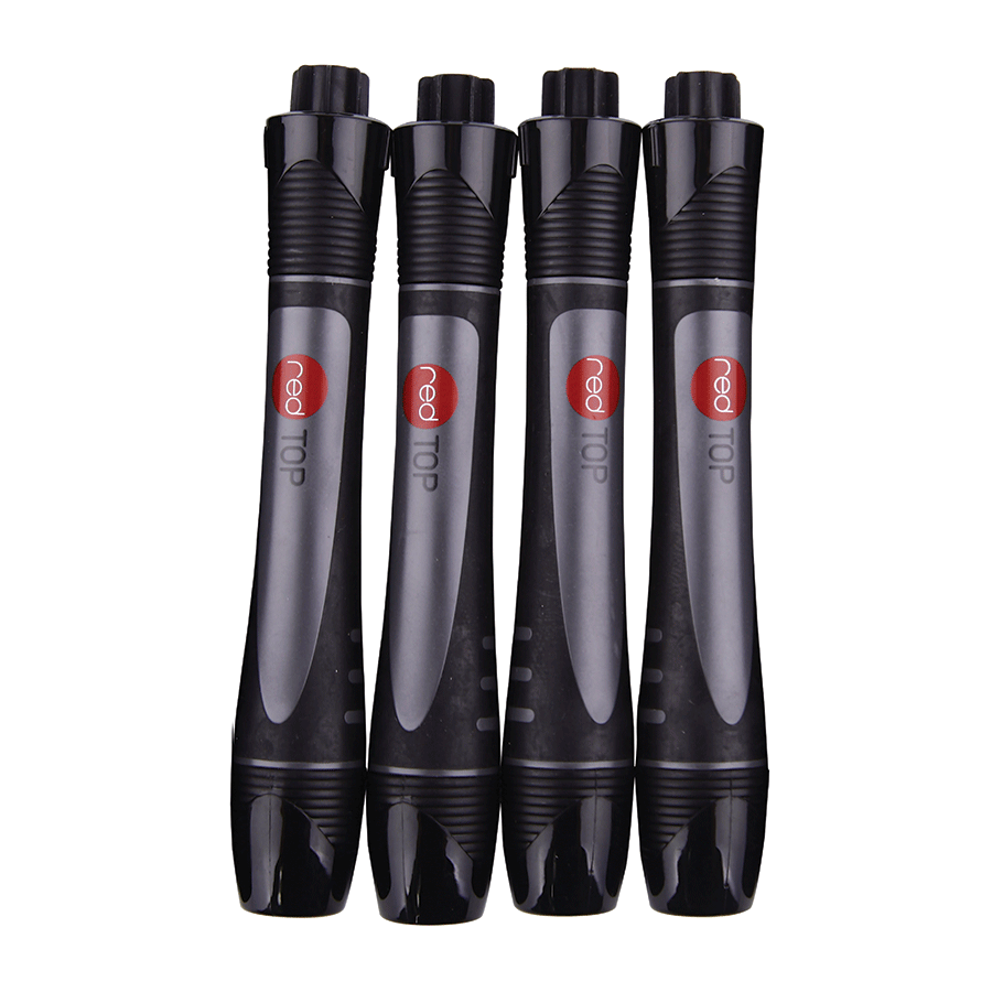 PAQ 4 MARCADORES PERMANENTES FORAY TINTA NEGRA