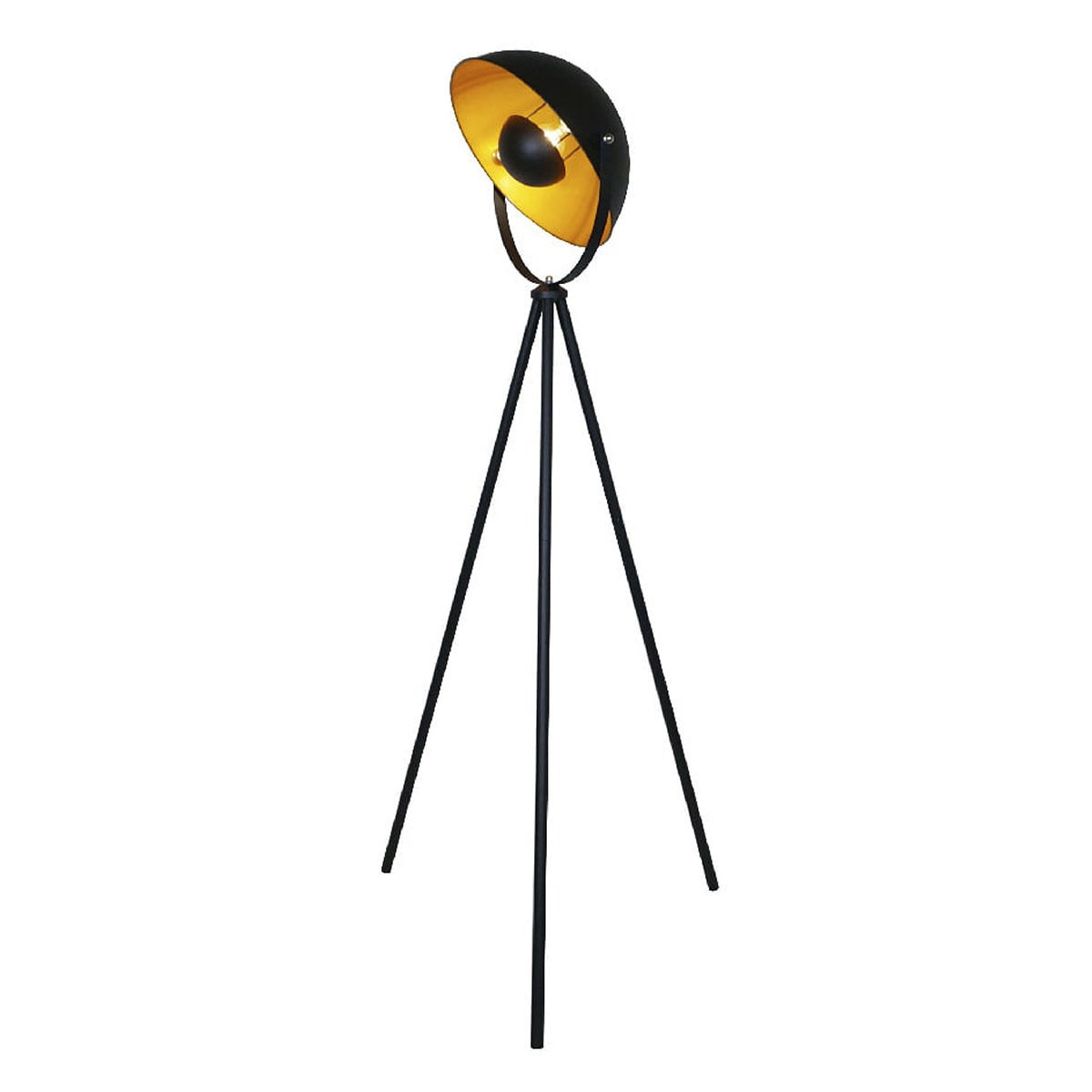LAMPARA DE PIE TRIPODE DE ACERO 60LPT1184MVN