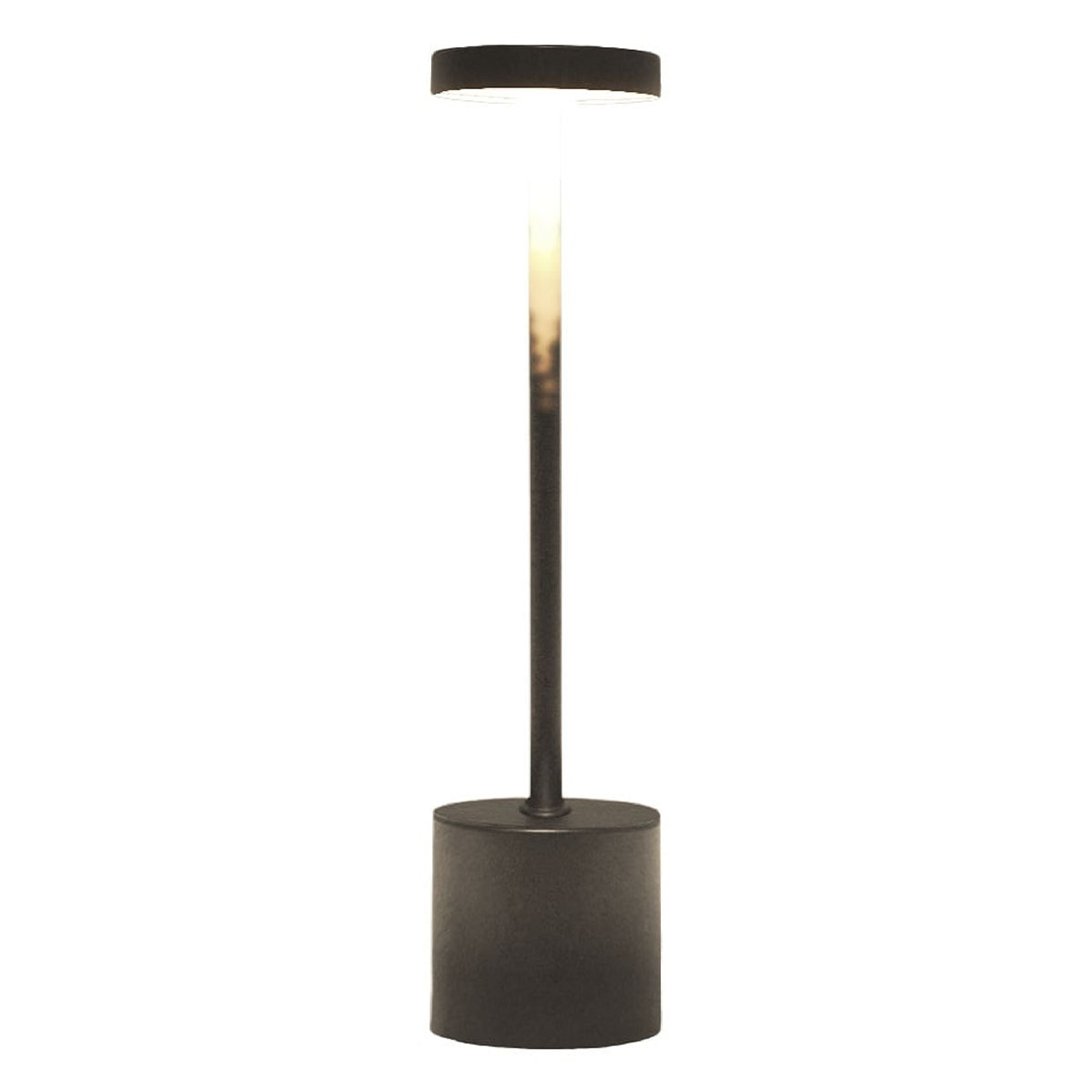LAMPARA DE MESA 3W NEGRO 3DTTLLED12DCCCN