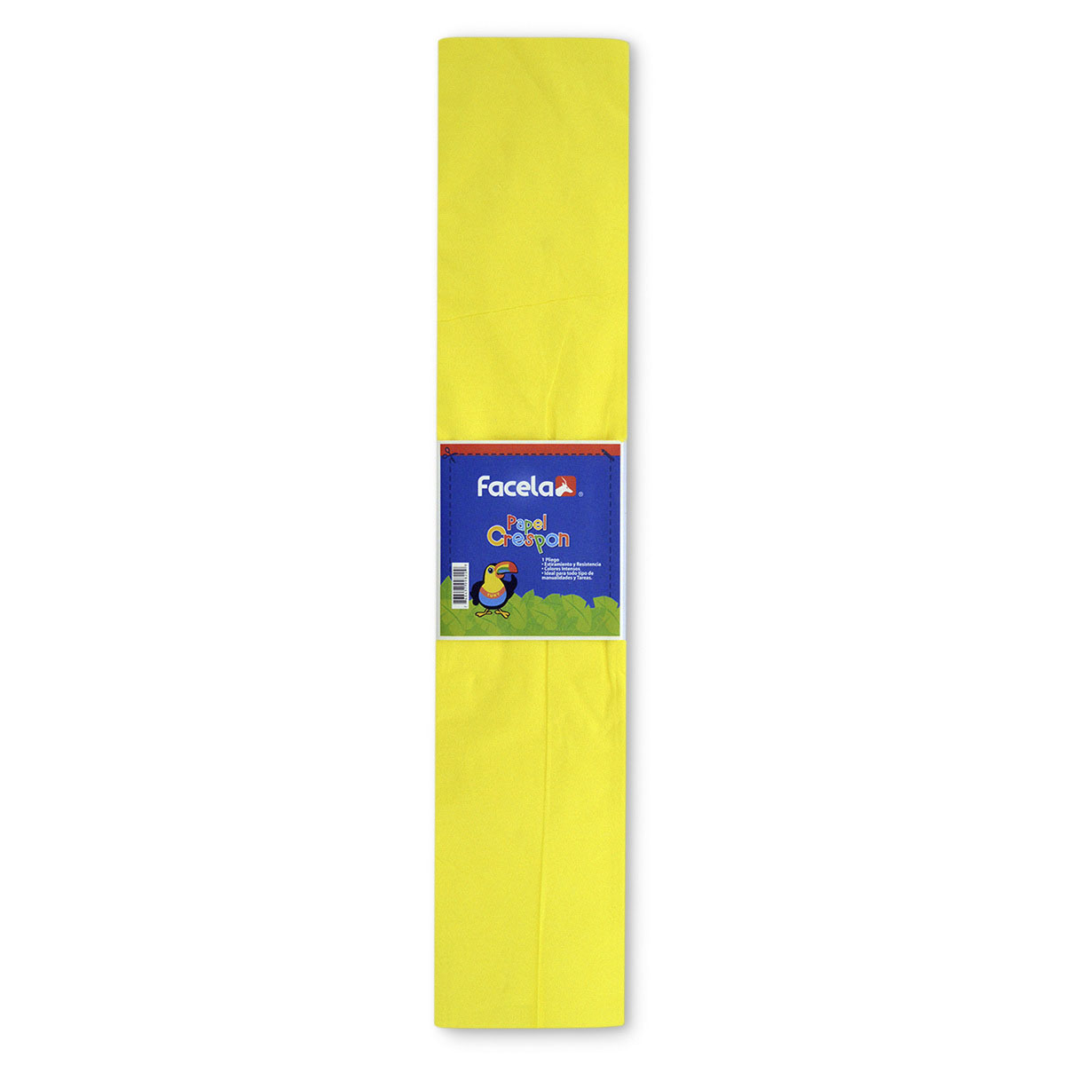 PAPEL CREPE FACELA 10PACK AMARILLO