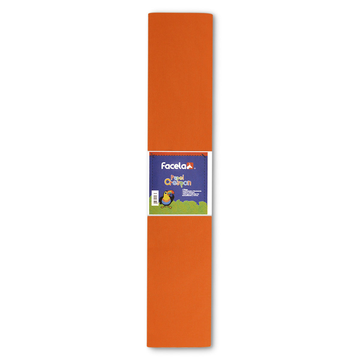 PAPEL CREPE FACELA 10PACK NARANJA