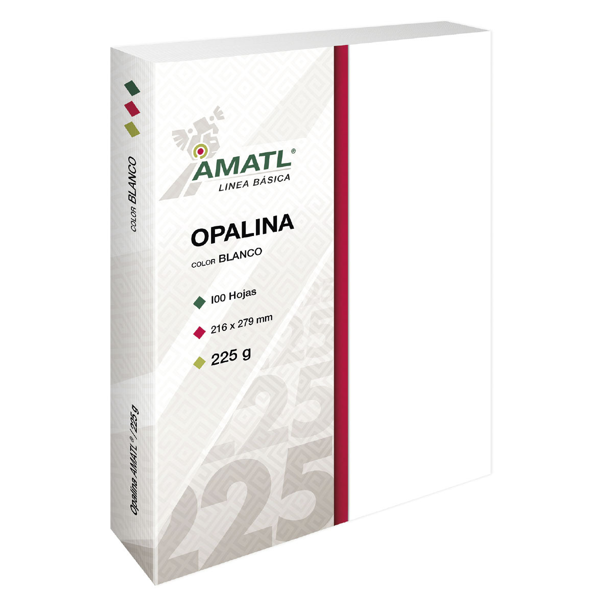 OPALINA AMATL BLANCA 225G CARTA 100 HJS