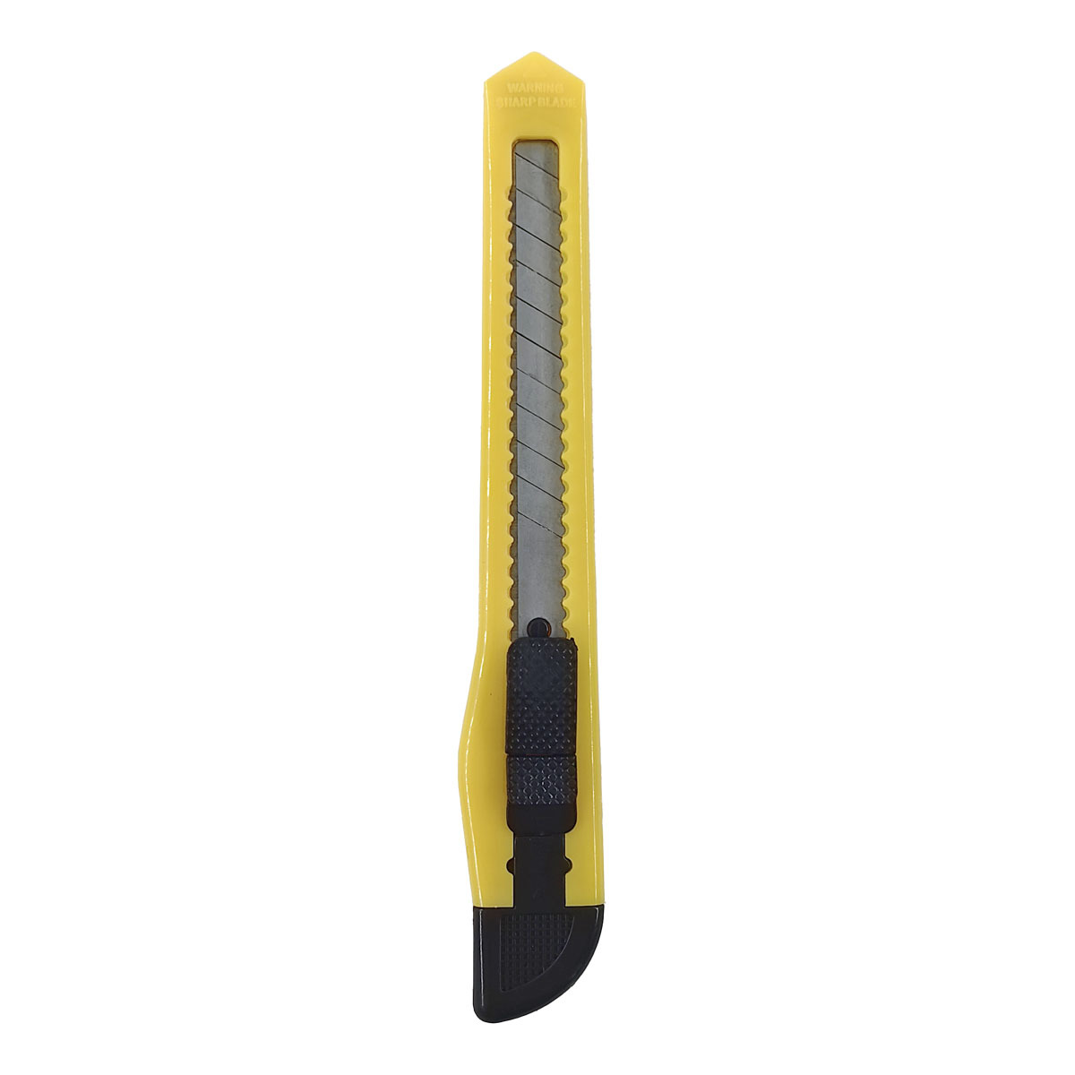 CUTER PLASTICO OFFICE DEPOT PEQUENO 9MM NEGRO/AMARILLO