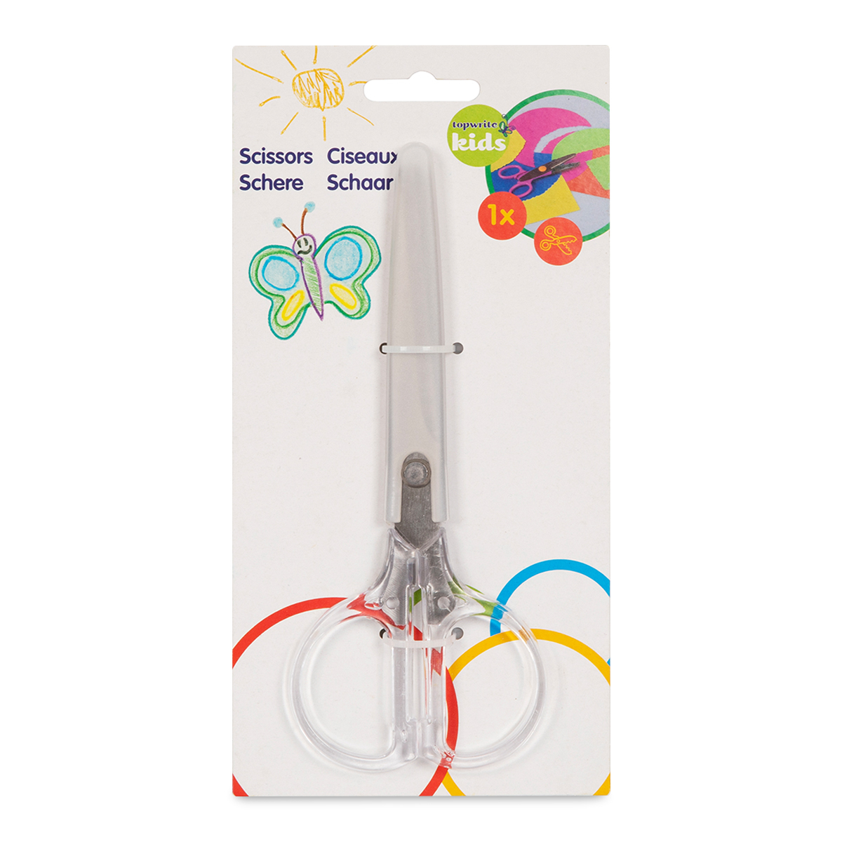 TIJERA DE ACERO 6.5  ACERO + COVERTOR