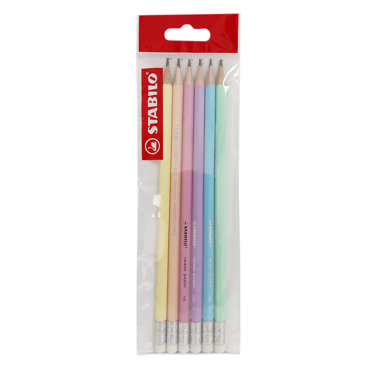 LAPIZ STABILO PASTEL HB 6PK