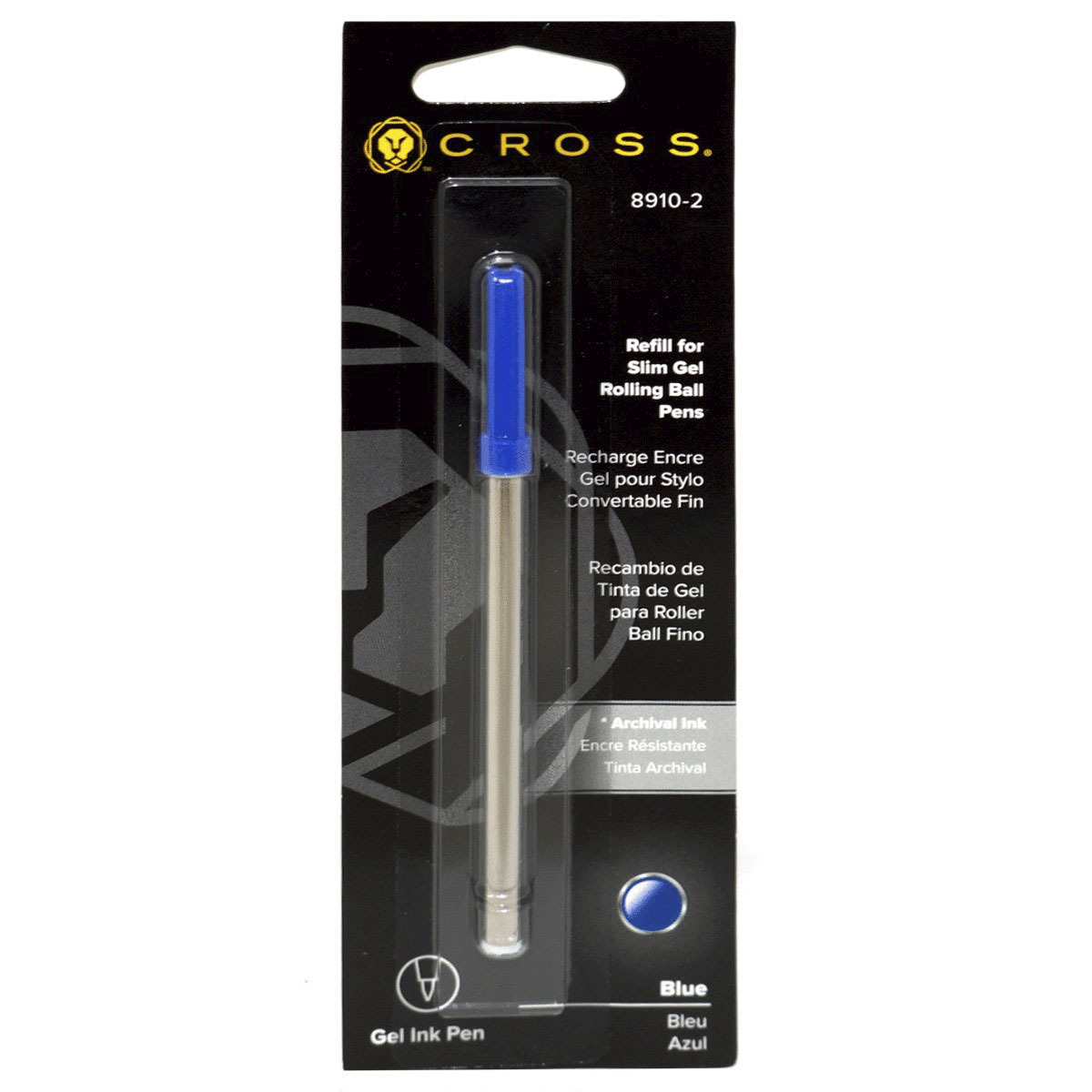 REPUESTO CROSS DELGADO PARA BOLIGRAFO-AZUL