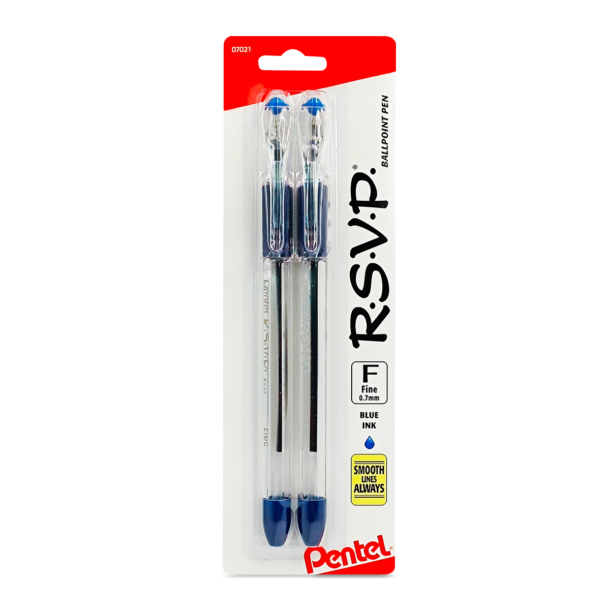 BOLIGRAFO RSVP AZUL B/2 FINO