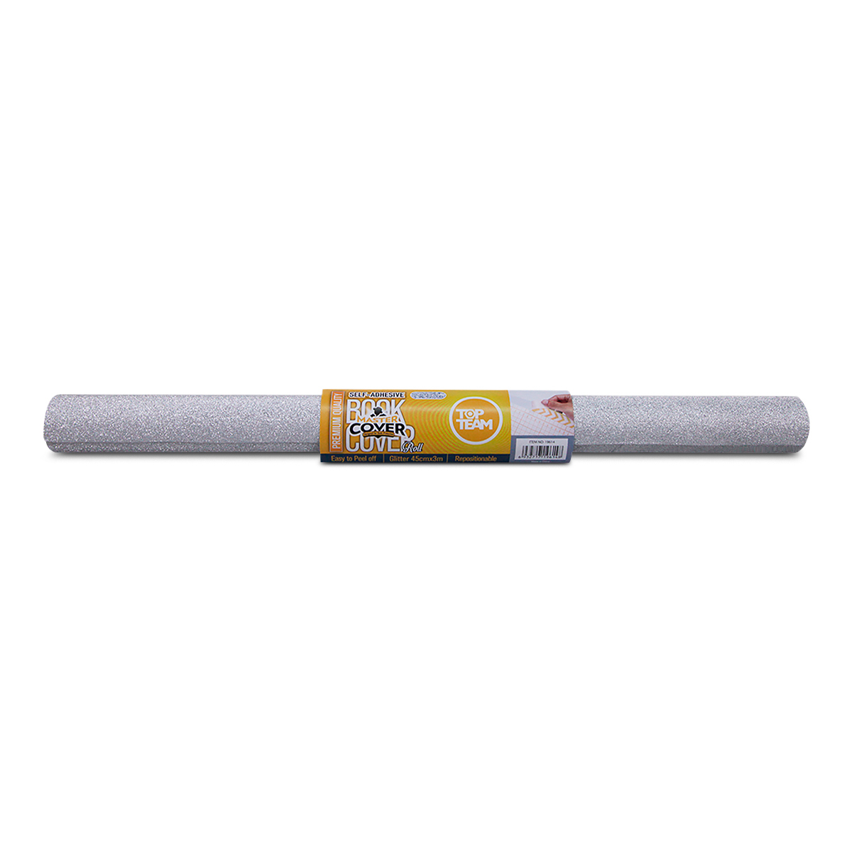 ROLLO ADHESIVO GLITTER BLANCO TOP TEAM 5 MTS
