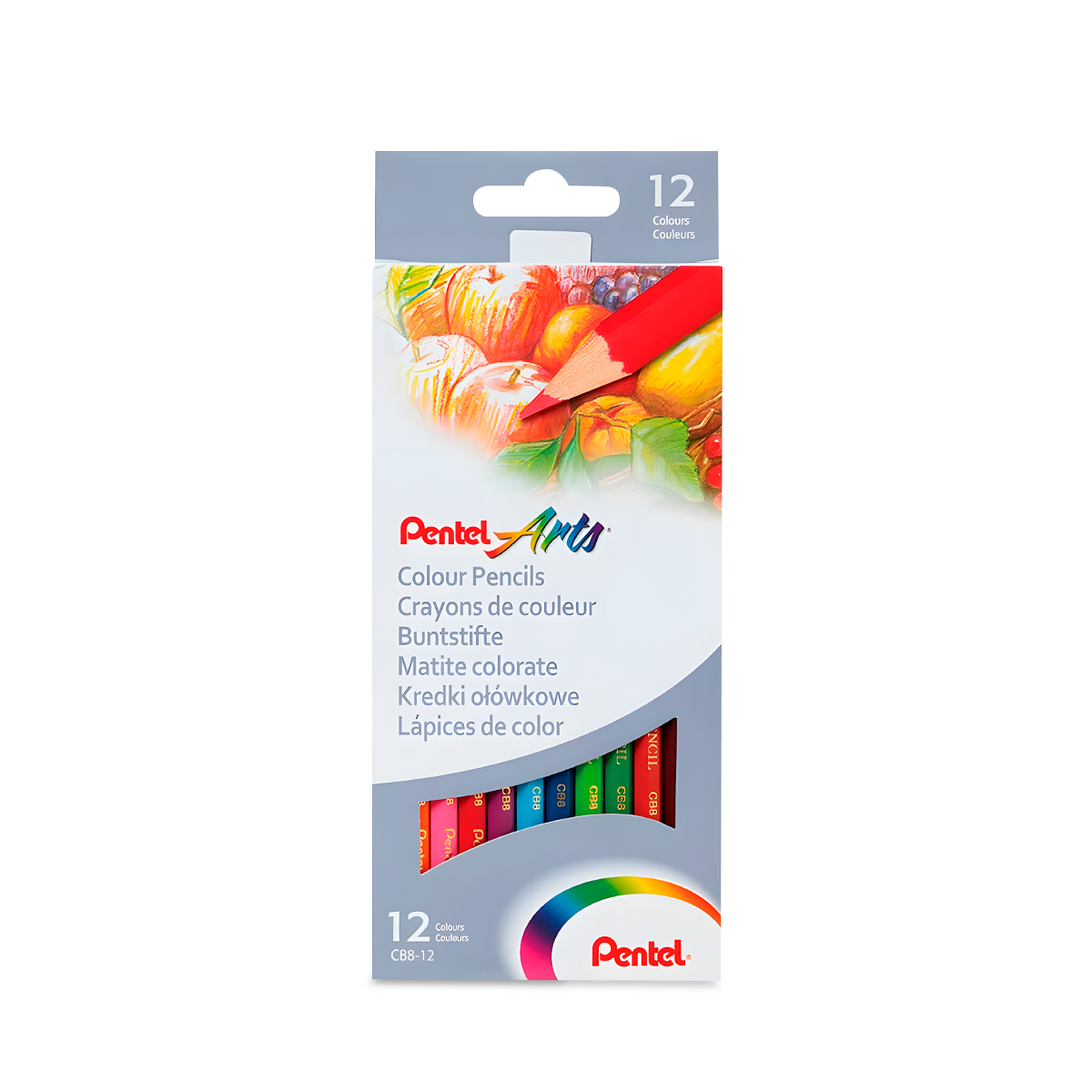 LAPICES DE COLORES PENTEL 12U