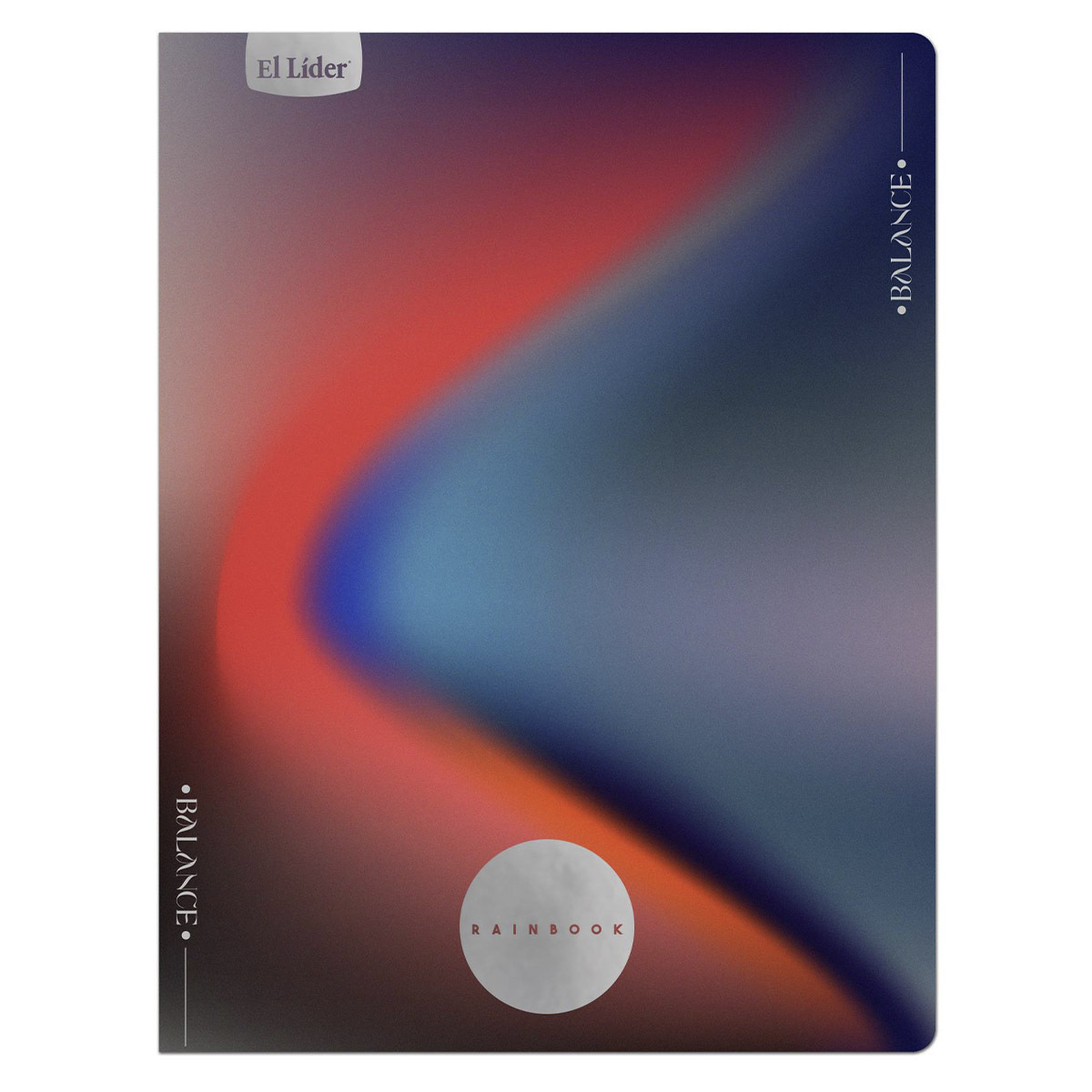 CUADERNO ENGOMADO LIDER JUMBO RAINBOOK 200H