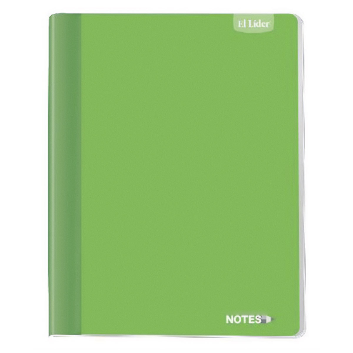 CUADERNO COSIDO GRANDE UNICOLOR 100H