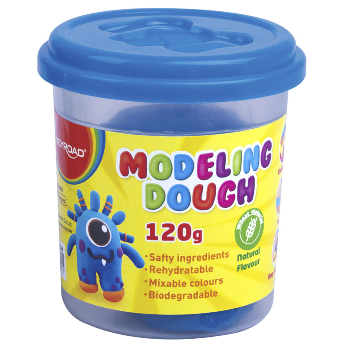 MASA MOLDEABLE KEYROAD 120 GR AZUL