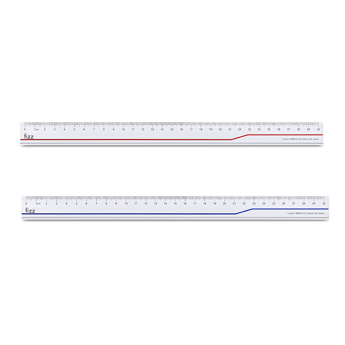 REGLA FIZZ DE ALUMINIO 30CM