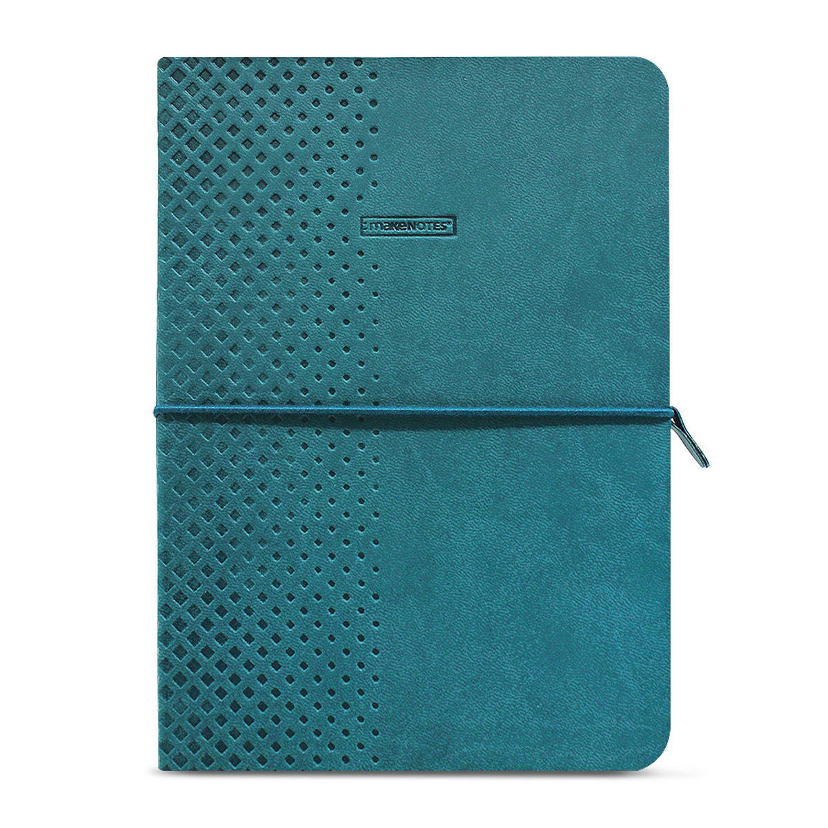 LIBRETA MAKE NOTES A5 96H CON ELASTICO COLECCION ONE COLOR OCEAN
