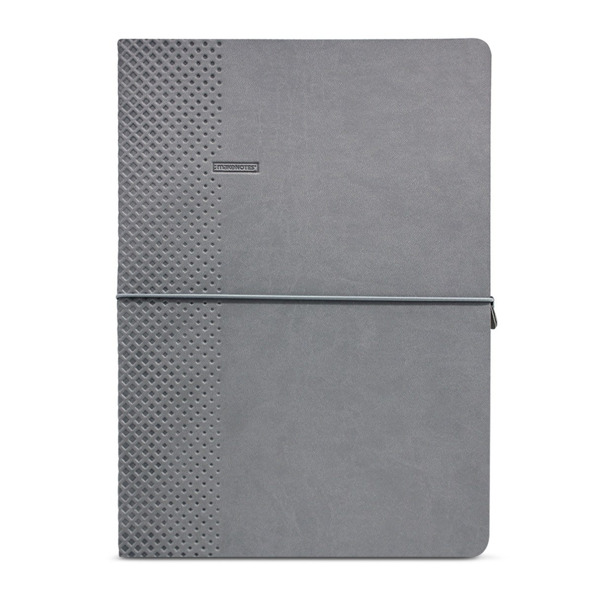 LIBRETA MAKE NOTES A4 96H CON ELASTICO COLECCION ONE COLOR GRIS