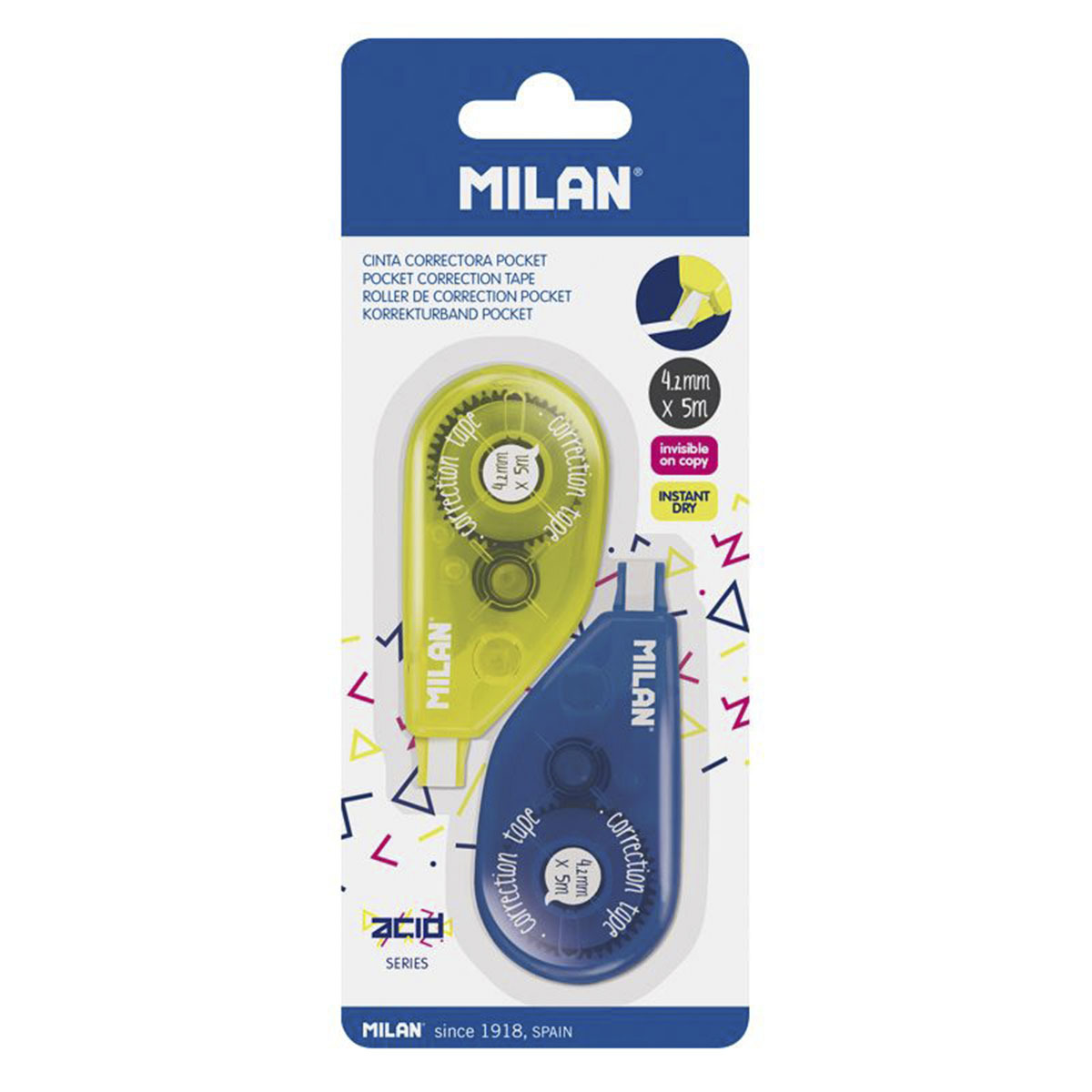 CINTA CORRECTORA MILAN MINI 4.2MM X 5MTS