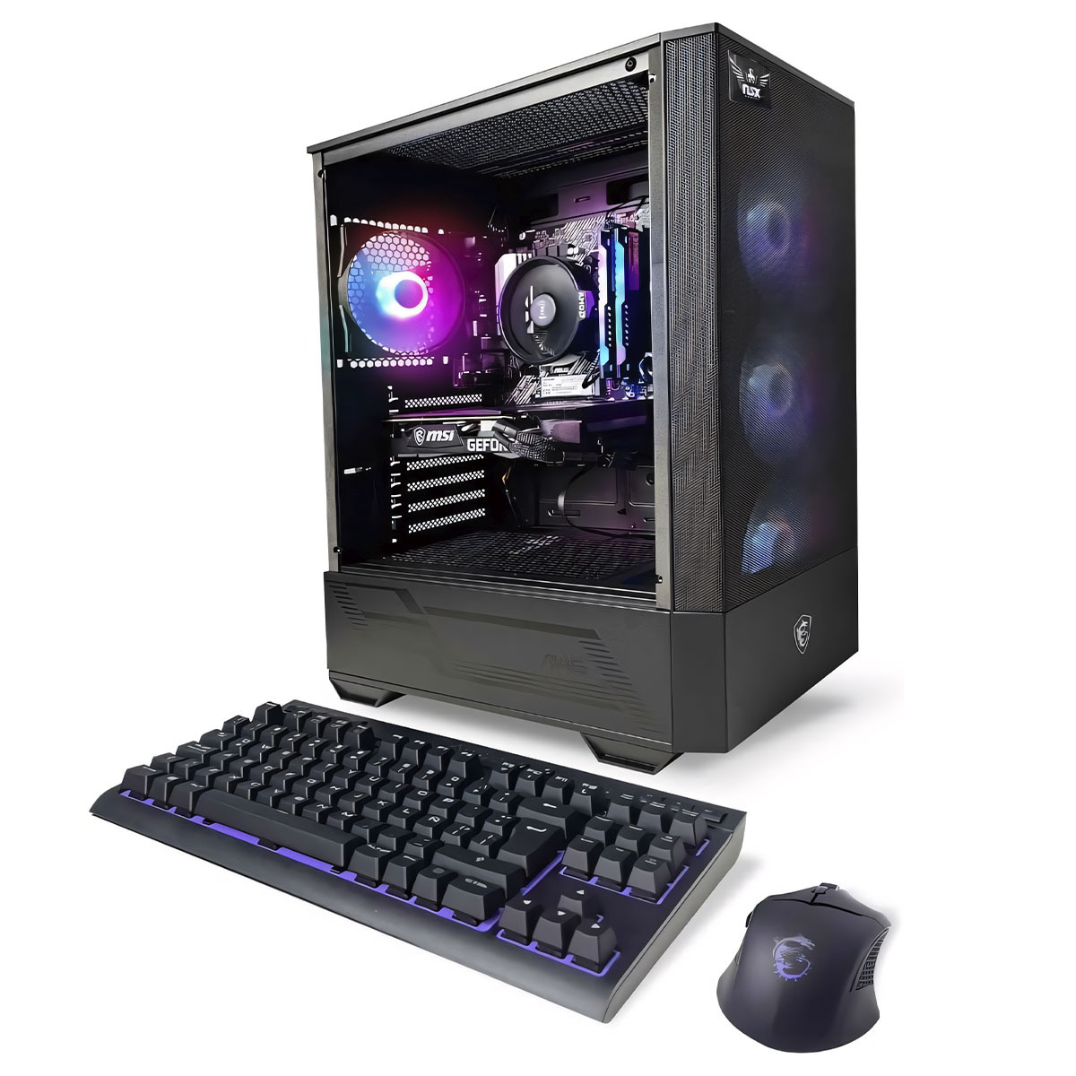 COMPUTADORA DE ESCRITORIO NSX GAMING RYZEN 5 - 16GB - RTX 3050 - SSD 500 - WIN 11 H