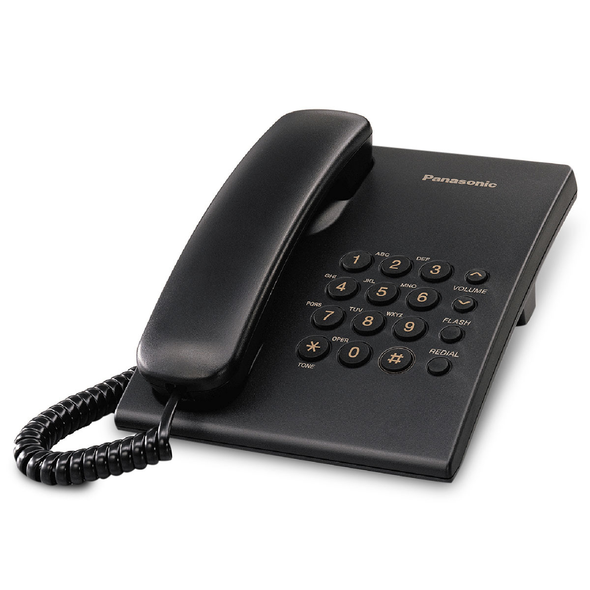 TELEFONO PANASONIC ALAMBRICO NEGRO KX-TS500LX1B