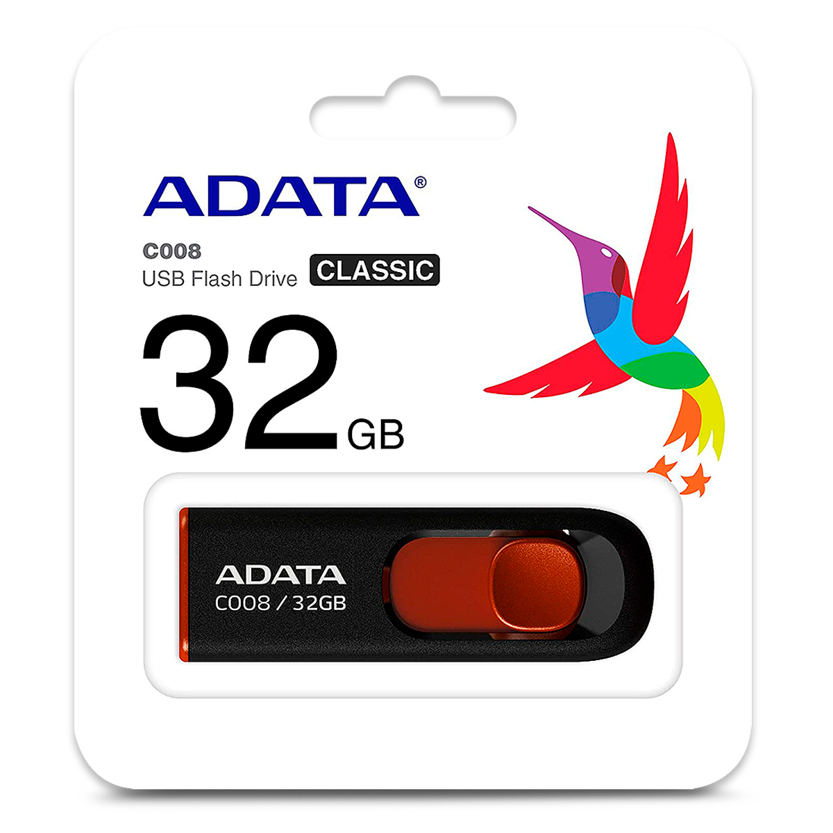 MEMORIA ADATA USB 32GB AC008-32G-RKD