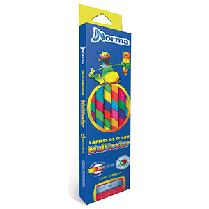 COLORES DOBLE PUNTA CAJA CON 12 UNIDADES NORMA