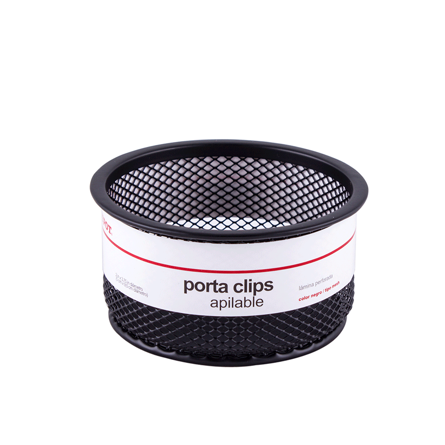 PORTACLIPS NEGRO METRO MESH