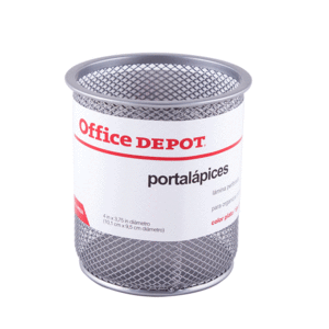 PORTA LAPICES (MESH, PLATEADO)