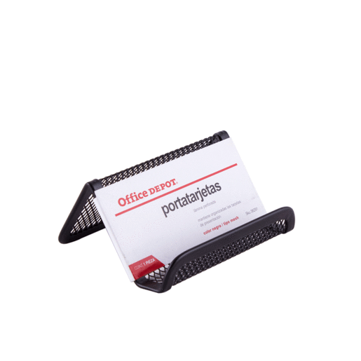 PORTATARJETAS NEGRO METRO MESH