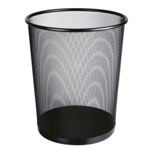 BOTE DE BASURA COLOR NEGRO METRO MESH BOTE DE BASURA COLOR NEGRO METRO MESH