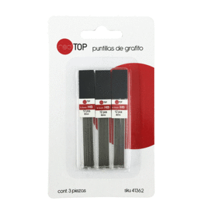 PUNTILLAS DE GRAFITO 3 TUBOS CON 12 PZAS C/U FORAY PUNTILLAS DE GRAFITO 3 TUBOS CON 12 PZAS C/U FORAY
