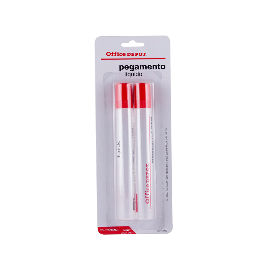GLUE PEN OFFICE DEPOT 2PK 50ML