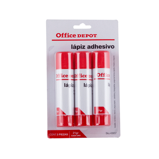LAPIZ ADHESIVO OFFICE DEPOT 21 gr B/3