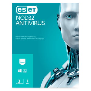 ANTIVIRUS ESET NOD32 HOGAR Y PYME 1Y- 3 PCS ANTIVIRUS ESET NOD32 HOGAR Y PYME 1Y- 3 PCS