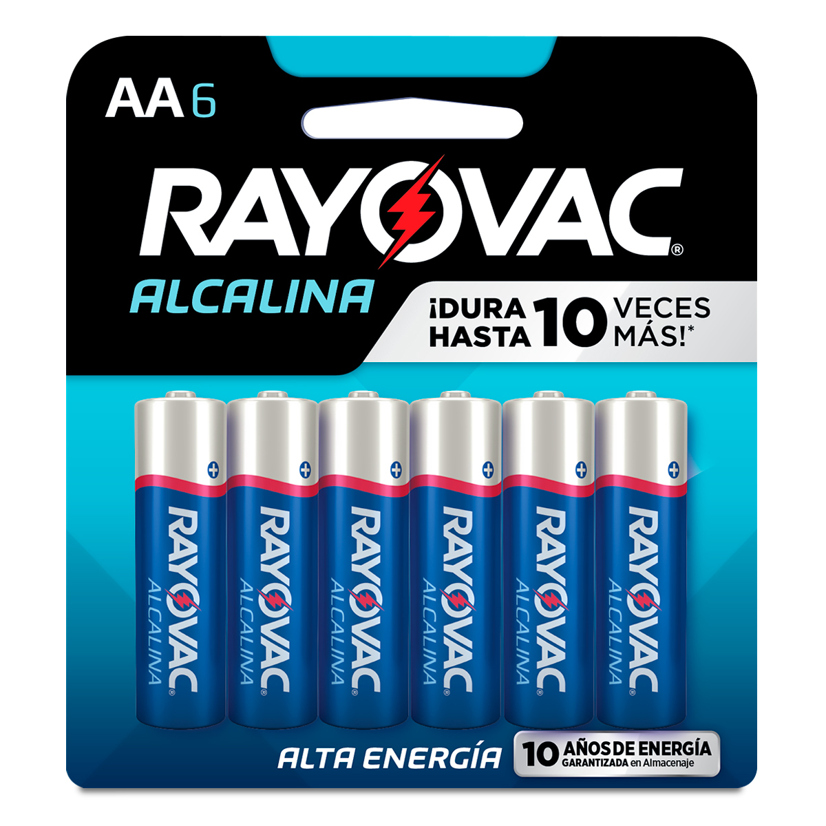 PILA RAYOVAC (ALCALINA AA BLISTER CON 6 PIEZAS)