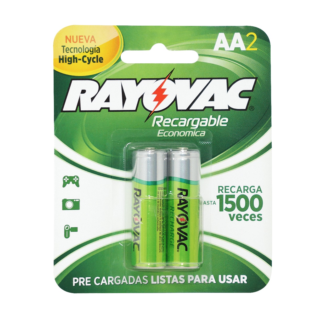 PILA RECARGABLE (AA 2PIEZAS)